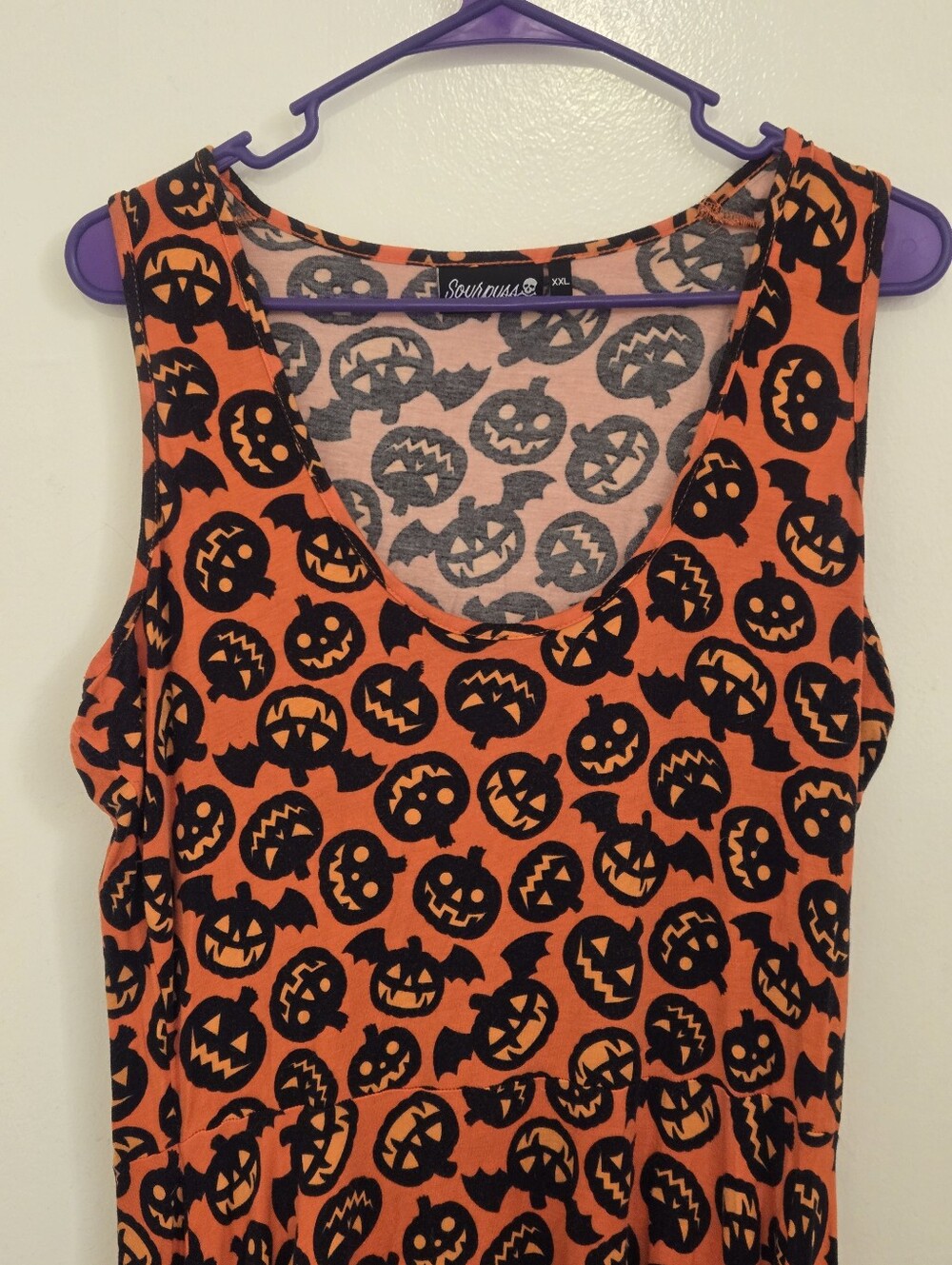 Sourpuss Pumpkin Bat Dress